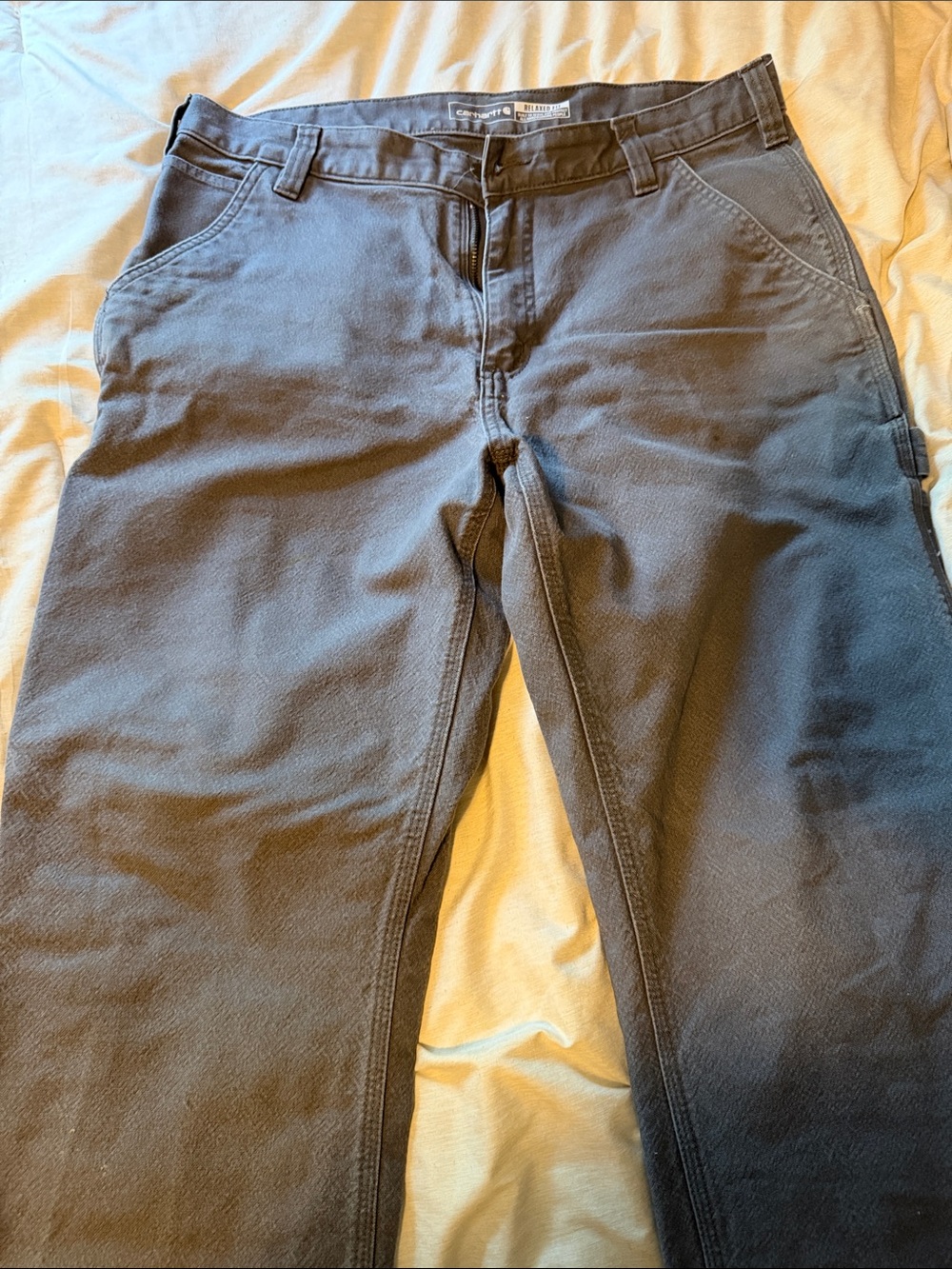 Carhartt Men's Charcoal Work Chinos
